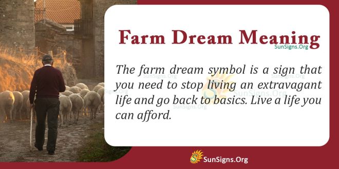 Farm Dream Meaning