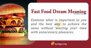 Fast Food Dream Meaning