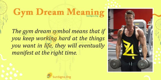 Gym Dream Meaning
