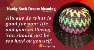 Hacky Sack Dream Meaning