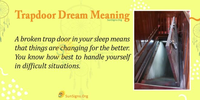 Trap door Dream Meaning