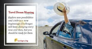 Travel Dream Meaning