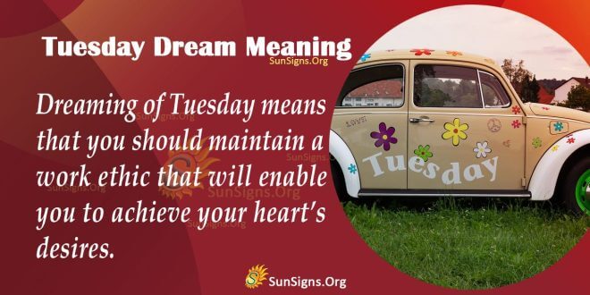 Tuesday Dream Meaning