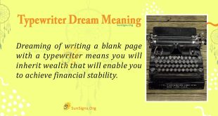 Typewriter Dream Meaning