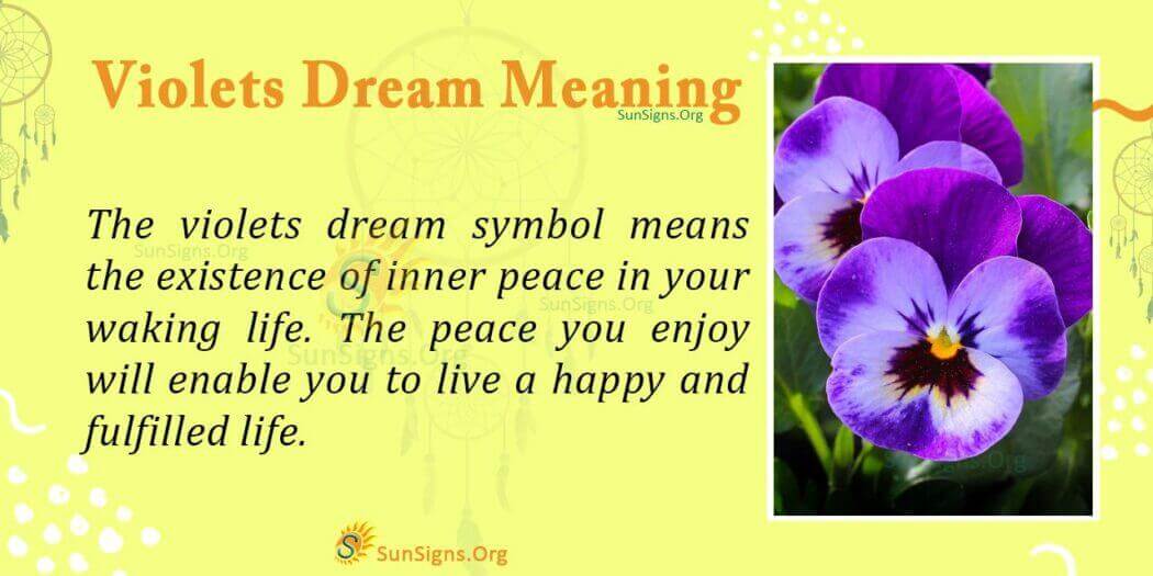 Violets Dream Symbol Meaning, Interpretation and Symbolism