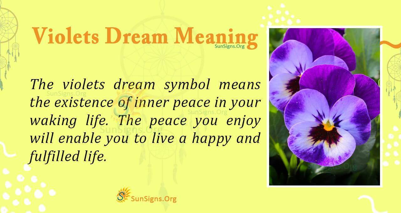 Violets Dream Symbol Meaning, Interpretation and Symbolism