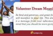 Volunteer Dream Meaning