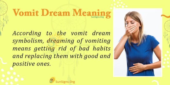 Vomit Dream Meaning