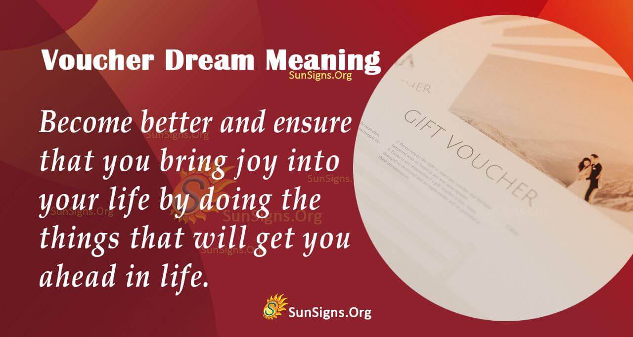 Voucher in Your Dream Meaning, Interpretation and Symbolism