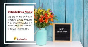 Wednesday Dream Meaning