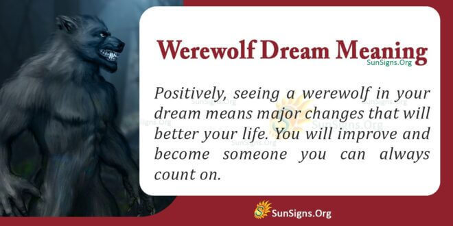 Werewolf Dream Meaning