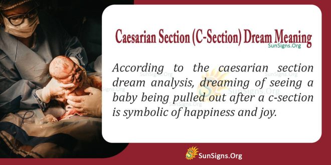 Caesarean Section Dream Meaning
