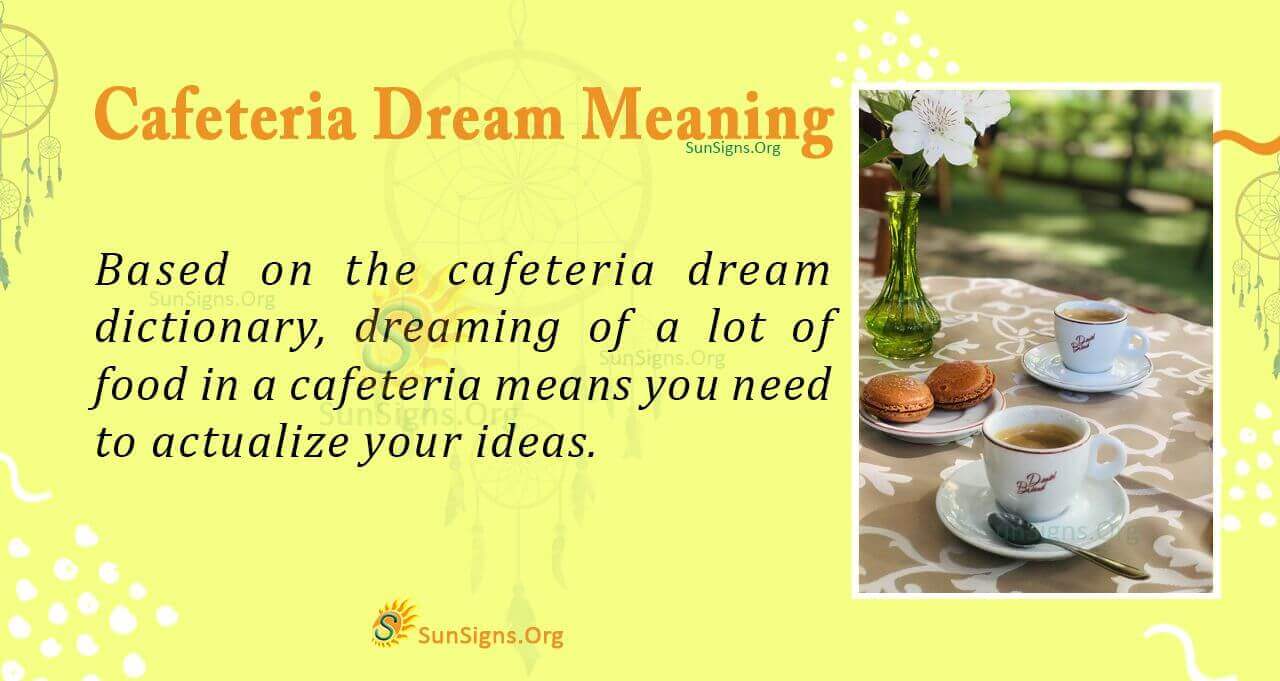 Dreaming of a Cafeteria Meaning, Interpretation and Symbolism