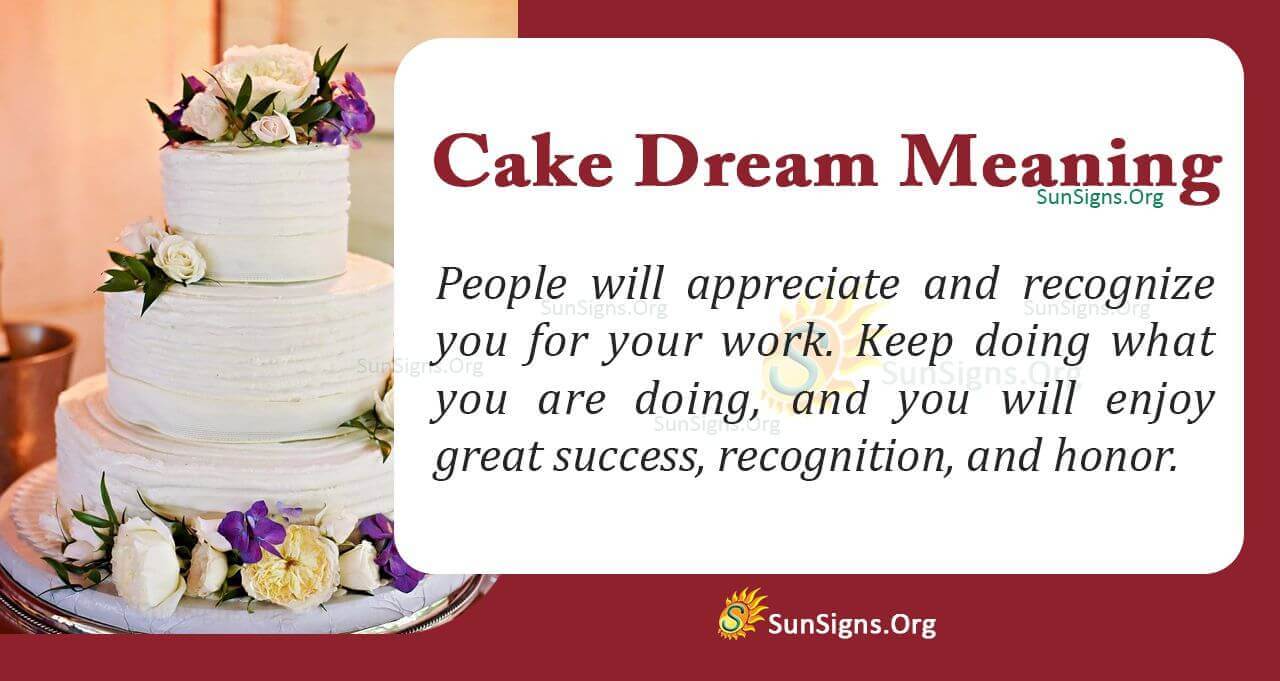 Cake in Your Dream Meaning, Interpretation And Symbolism
