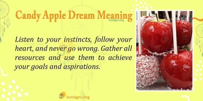 Candy Apple Dream Meaning