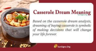 Casserole Dream Meaning