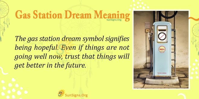 Gas Station Dream Meaning