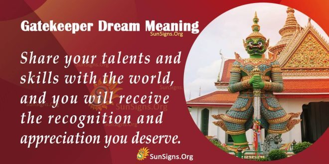 Gatekeeper Dream Meaning