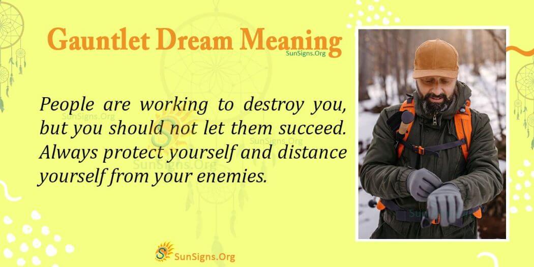 Dreaming of a Gauntlet Meaning, Interpretation and Symbolism