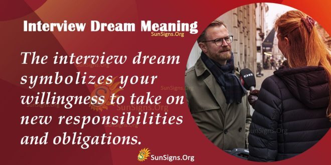 Interview Dream Meaning