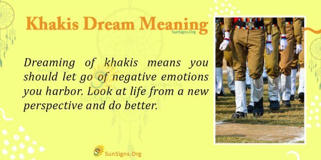 Khakis Dream Meaning