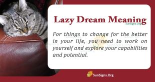 lazy dream meaning