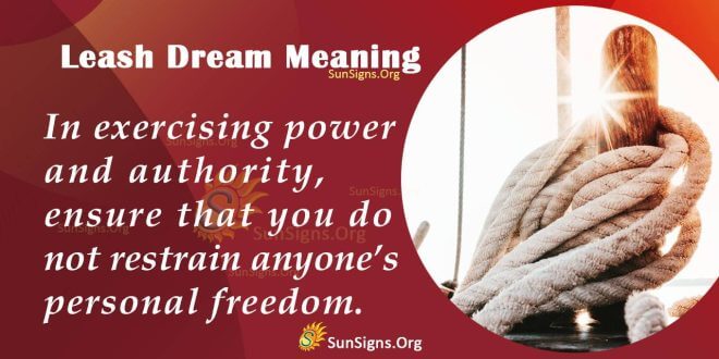 Leash Dream Meaning