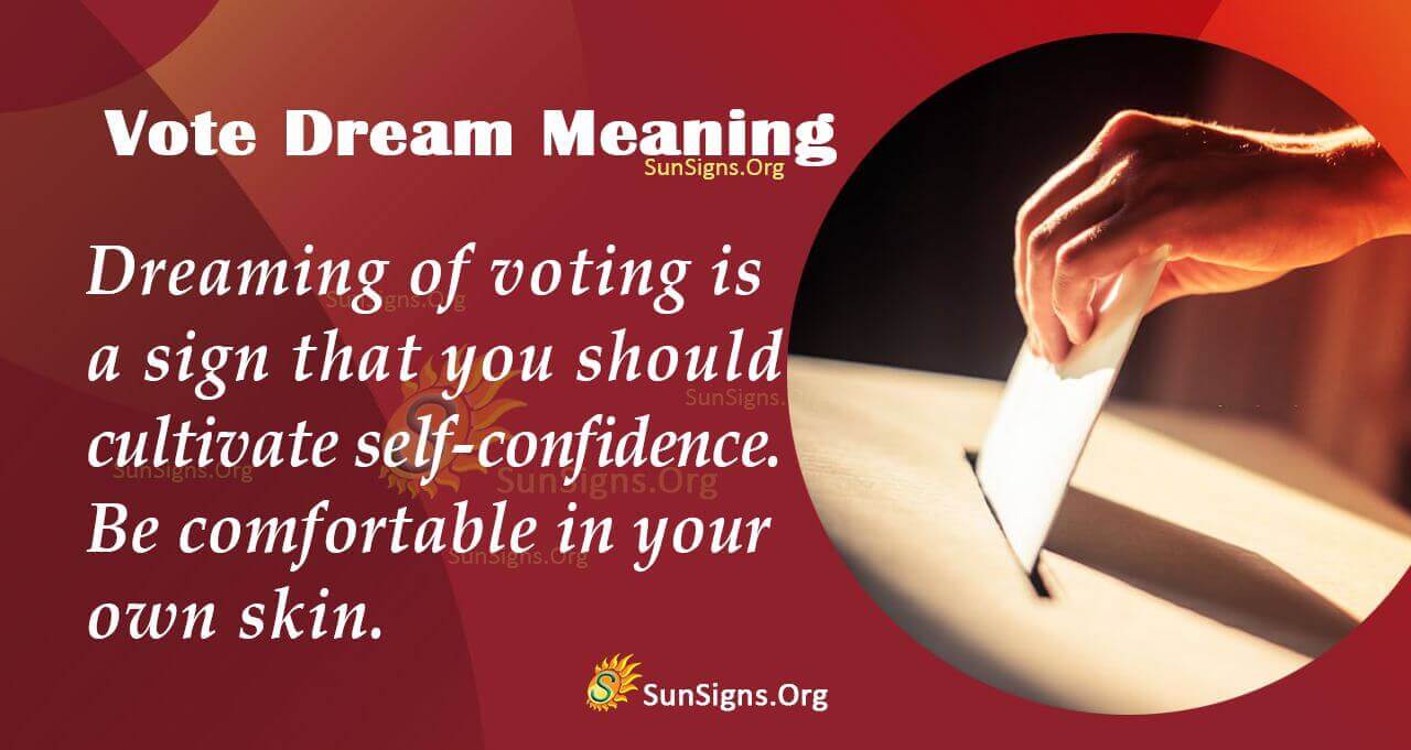 Dream Of A Vote Meaning, Interpretation And Symbolism