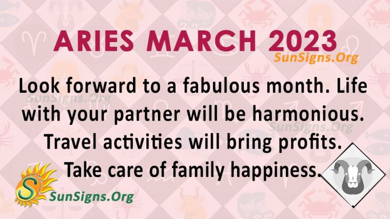 March 2023 Horoscope Predictions For All - SunSigns.Org
