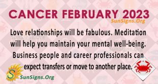 Cancer Horoscope February 2023