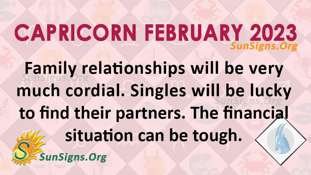 Capricorn Horoscope February 2023