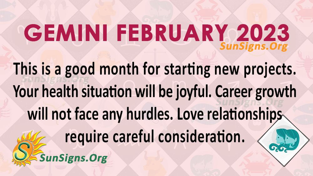 Gemini Horoscope February 2023