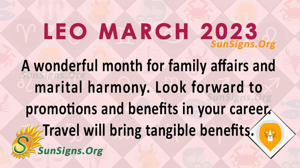 Leo Horoscope March 2023