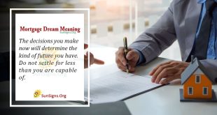 Mortgage Dream Meaning