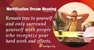 Mortification Dream Meaning