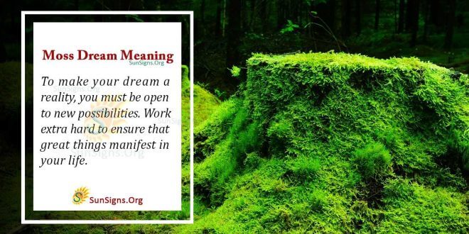 Moss Dream Meaning