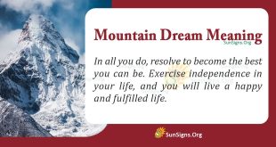 Mountain Dream Meaning