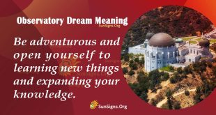 Observatory Dream Meaning