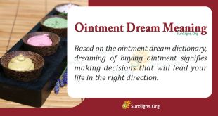 Ointment Dream Meaning