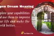 Open Dream Meaning