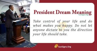 President Mother Dream Meaning
