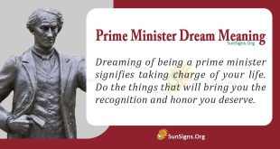 Prime Minister Dream Meaning