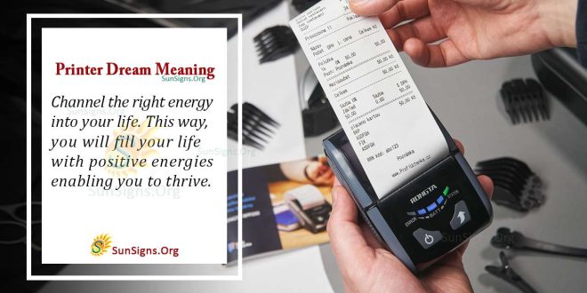 Printer Dream Meaning