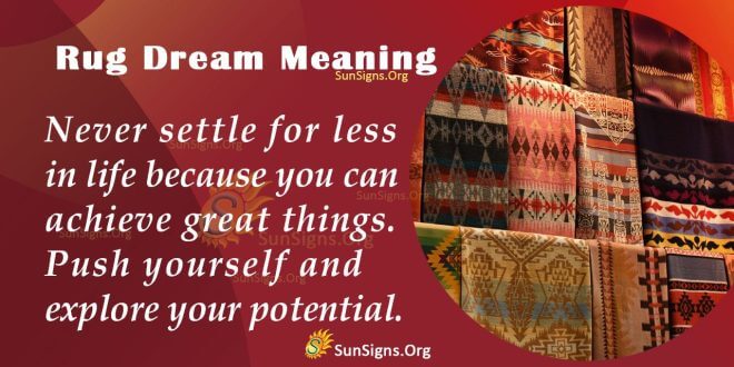 Rug Dream Meaning