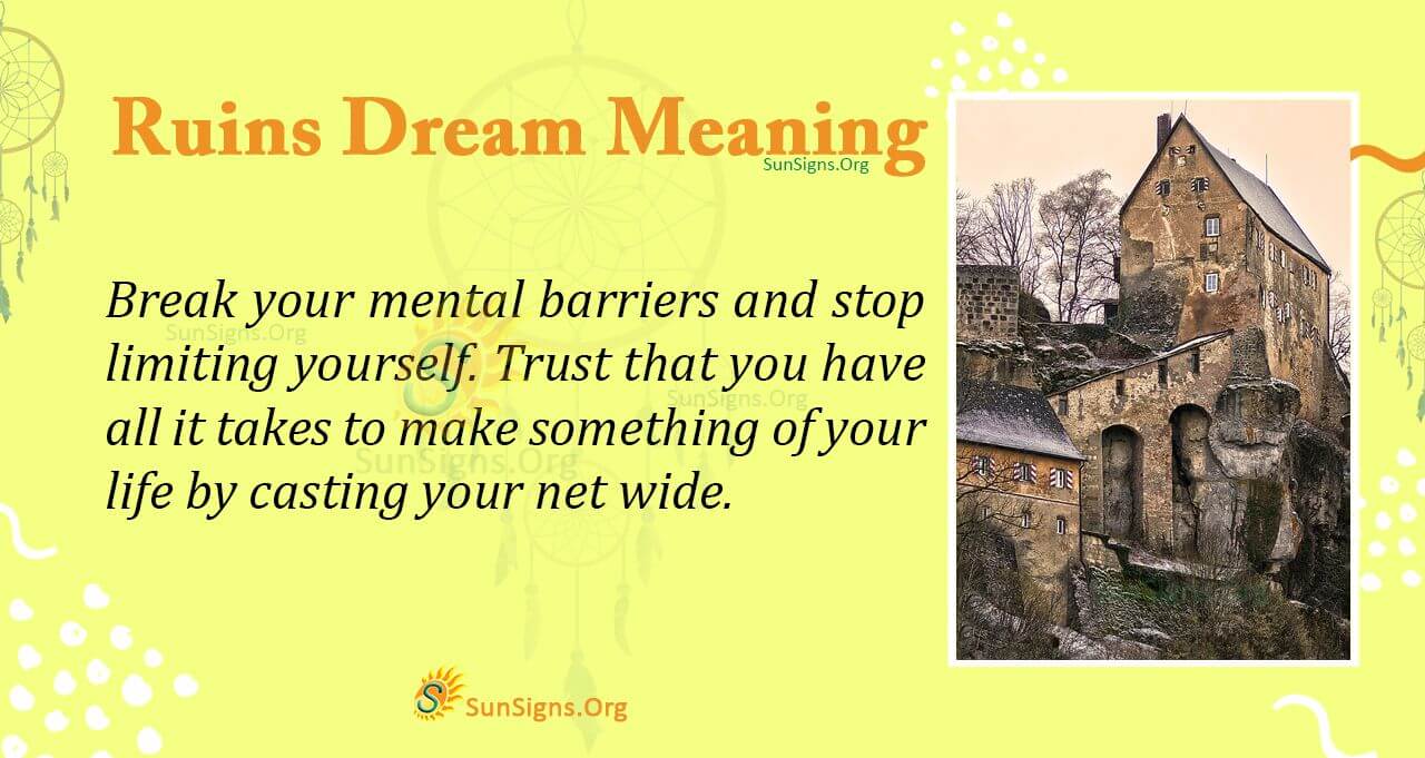 Ruins in Your Dream Meaning, Interpretation and Symbolism