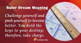 Ruler Dream Meaning
