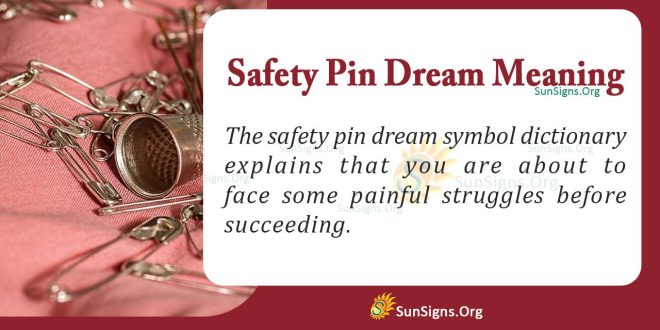 Safety Pin Dream Meaning