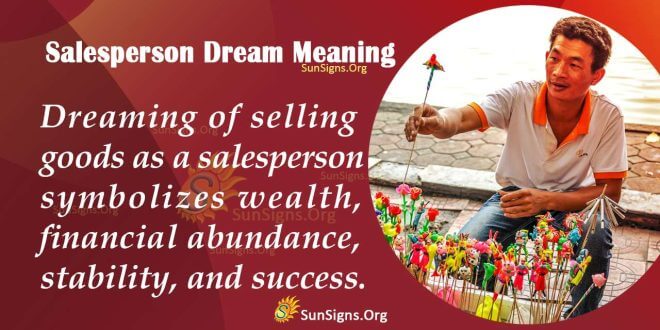 Salesperson Dream Meaning