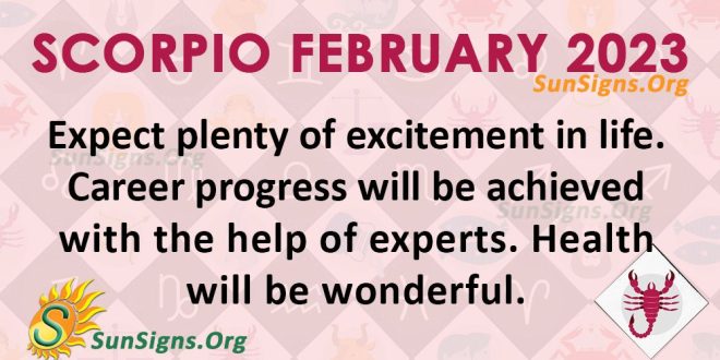 Scorpio Horoscope February 2023
