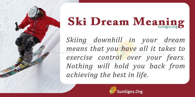Ski Dream Meaning
